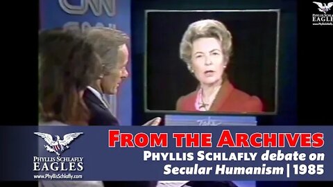 Phyllis Debates Secular Humanism in Schools | Take Two — 1985