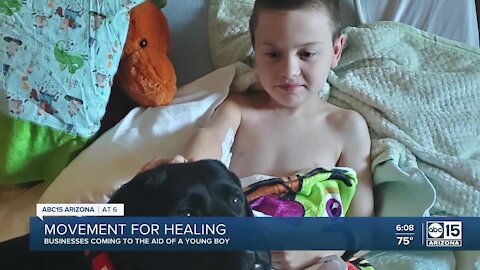 How an Arizona community is supporting an 8-year-old boy