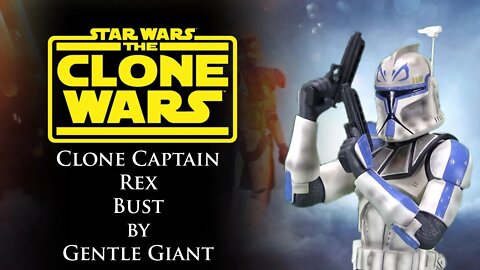 Star Wars The Clone Wars Clone Captain Rex bust by Gentle Giant