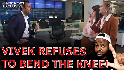 WOKE NBC Reporter LOSES HER MIND Over Vivek Ramaswamy REFUSING To Denounce White Supremacy!