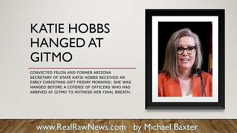 Katie Hobbs Hanged at GITMO
