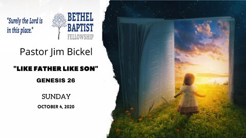 "Like Father Like Son" - Sunday Service 10:00 AM