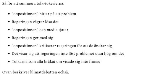 Tolktokerierna. Ebba Dödsstöt vs Riktiga klimat&miljöproblem. Svenska språket bäst. Musik av tal
