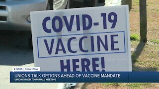 Unions Talk Options Ahead of Vaccine Mandate