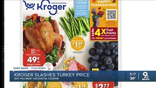 Kroger slashes turkey prices ahead of Thanksgiving