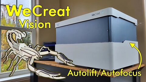 WeCreat Vision: 20W Desktop Laser Engraver For Workshop Or Home Office