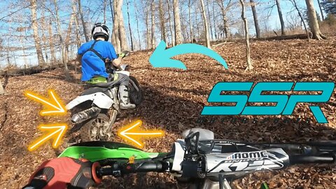 SSR and Kawasaki breaking in trails! (Appalachia)