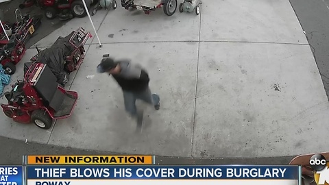 Thief blows his cover during Poway burglary