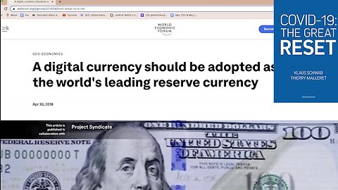 CBDCs | Are CBDCs Coming to America? Federal Reserve Announces July Launch for FedNow Service (3/15/23 FederalReserve.Gov) + A Digital Currency Should Be Adopted As the World's Leading Reserve Currency? (4/30/2018 - WEF)