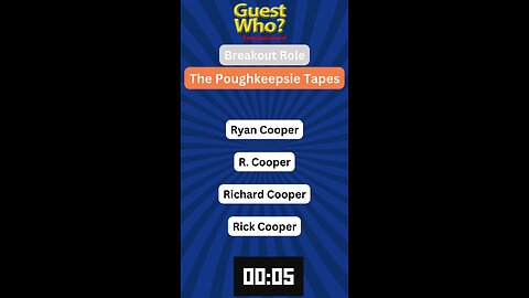 Guest This Actor #128 Like A Quick Quiz? | The Poughkeepsie Tapes