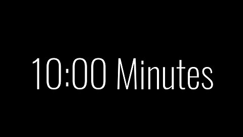 10 Minutes to Transform Your Day: A Powerful and Inspiring Countdown Video