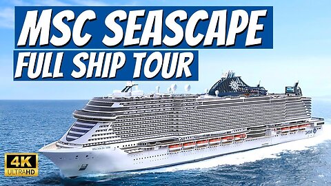 MSC Seascape Naming Ceremony 4K