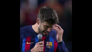 Gerard Pique's last and farewell speech at the Camp Nou