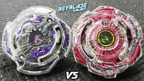 DEATHSCYTHER .O.A vs EVILEYE .W.N - Beyblade Burst ベイブレードバースト