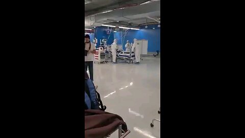 filming inside the hospitals they are production crews and hired actors being used to keep this hoax