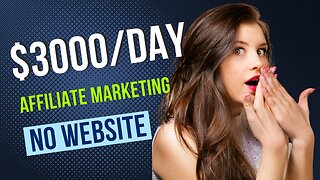 New! $3000 Day in Affiliate Marketing with No Website 🔥 #affilatemarkiting #makemoneyfast
