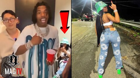 Lil Baby's "BM" Jayda Cheaves Spotted In His Dressing Room During Atlanta Concert! 😌