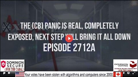 Ep. 2712a - The [CB] Panic Is Real, Completely Exposed, Next Step Will Bring It All Down