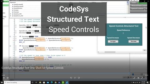 CodeSys Structured Text One Shot For Speed Controls 2021 | F_Trig Instruction