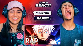 (MUITO GOD!!) Rap do Satoru Gojo (Jujutsu Kaisen) | Mundo Infinito | Enygma 88 | [React Rap Nerd] 🔥