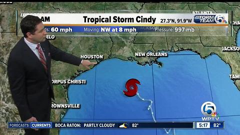 Tropical Storm Cindy morning update (6/21/17)