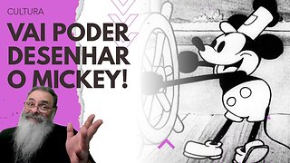 MICKEY MOUSE vai CAIR em DOMÍNIO PÚBLICO a PARTIR do ANO que VEM, mas POR QUE demorou TANTO TEMPO?