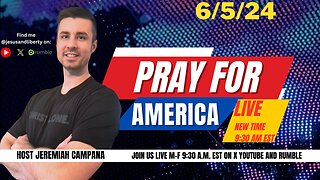 Biden Heats Up WW3 WIth Russia & The Right To Contraception Act | Pray For America LIVE 5/6/24