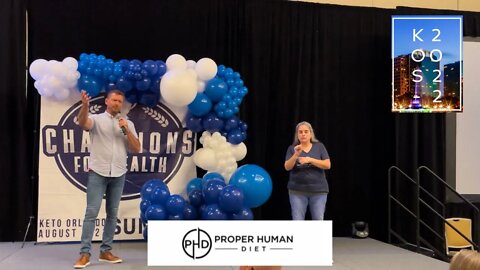 Proper Human Diet Principles Explained (Keto Summit Orlando) 2022 ASL version