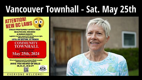 INVITE Vancouver Townhall - Saturday May 25
