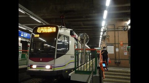 MTR Light Rail Phase 1 1064 @ 610 to Yuen Long | 輕鐵1064行走610線往屯門碼頭行車片段