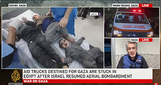 Aid Trucks Headed for Gaza Are Stuck in Egypt After Israel Resumed Aerial Genocide!