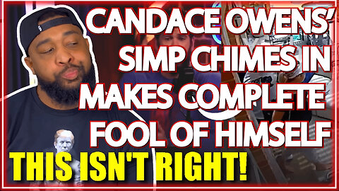 CANDACE OWENS SIMP, BRANDON TATUM, chimes in on STEVEN CROWDER DRAMA, makes complete ass of himself!