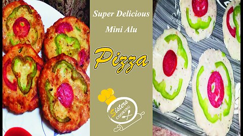 Super Delicious Mini Alu Pizza | Potato Snacks | Mini Pizza | How to make Mini Alu Pizza