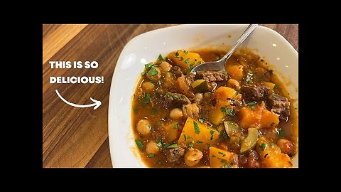 THE MOST AMAZING BEEF BUTTERNUT STEW cc by Rockin Robin Cooks 🥩🍖