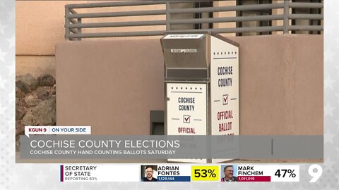 Cochise County hand counting ballots on Saturday