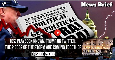 Ep. 2930b - [DS] Playbook Known, Trump On Twitter, The Pieces Of The Storm Are Coming Together