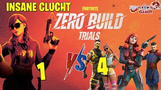 🔴 Fortnite NSANE CLUCHT 1 VS 4 🔴!pc !salve !cmd !sorteio🔴