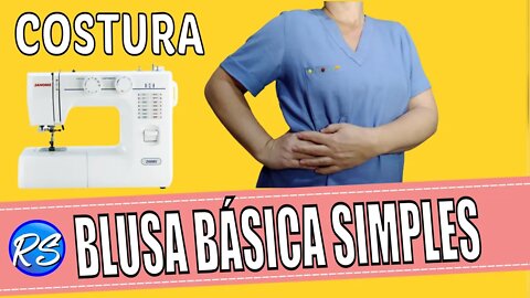 Blusa Básica Simples (costura) EP223