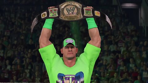 Fatal 4 way Extreme Rules Match Goldberg, John Cena, RKO, Bobby Lashley WWE CHAMPIONSHIP