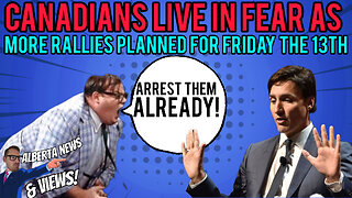 SHOCKING- Canadians live in fear as more Palestine & Israel rallies are planned for friday the 13th.
