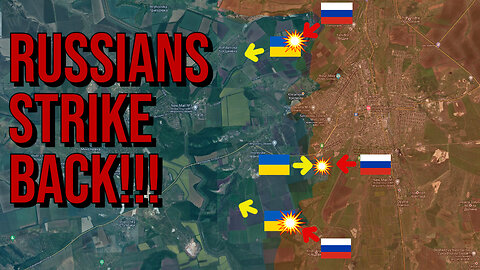 Successful Russian Counter South And North Of Bakhmut Attack Forced Ukrainians To Retreat.