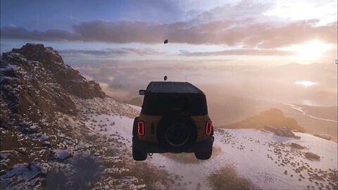 OMG 😳 Ford Bronco Jump from Higest Mountain Ever in FH5 #shorts #fordbronco #forzahorizon5