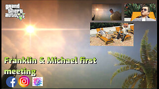 Franklin & Michael’s first meeting.GTA5 Story Mode PlayStation