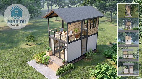 Elegant Minimalist 2-Storey Home Design & Detailed House Plan