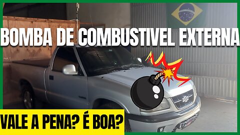 Bomba de Combustivel EXTERNA na S10 Blazer