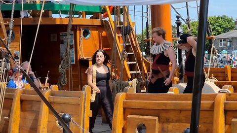 Hamlet Performed Aboard The Matthew At Bristol Harbour Festival.