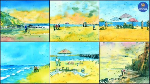 Watercolor Painting Essentials - Beach Landscapes: Class Preview