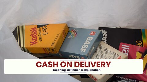 What is CASH ON DELIVERY?