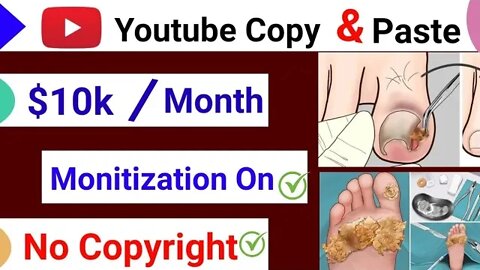 10k$ Easy income from YouTube | Copy Paste Video On YouTube and Earn Money | how to make asmr video