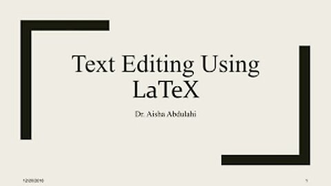 HOW TO CREATE TABLE IN LATEX
